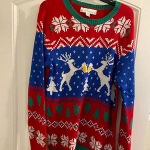 Deers and beers Christmas sweater.